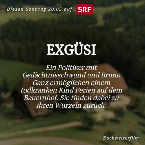 Ein Politiker mit Gedächtnisschwund und Bruno Ganz ermöglichen einem todkranken Kind Ferien auf dem Bauernhof. Sie finden dabei zu ihren Wurzeln zurück.