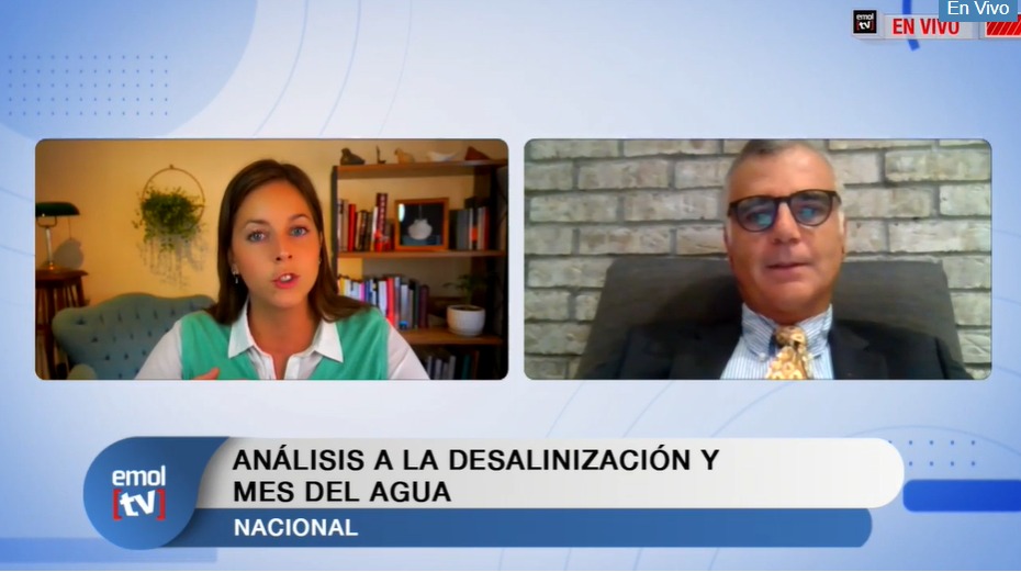 AHORA 📡 | Entrevista a Carlos Foxley, presidente de ACADES, desde Nueva York con <a href="/EmolTV/">EMOL TV</a>, sobre la desalinización y el reúso del agua. Síguela aquí 👉bit.ly/40bbio7 

#MesDelAgua 💧