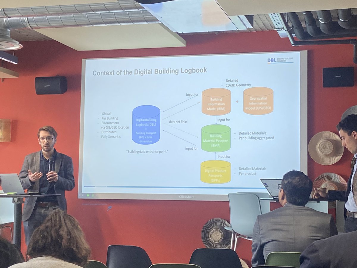 AshvinH2020's tweet image. 💡#MichaelFlickenschild - @Ecorys works on a #DigitalBuildingLogBook that includes guiding principles of data, technologies and suggestions, existing standards and more. 

@SmartBuilt4EU #EUfunded #DGB