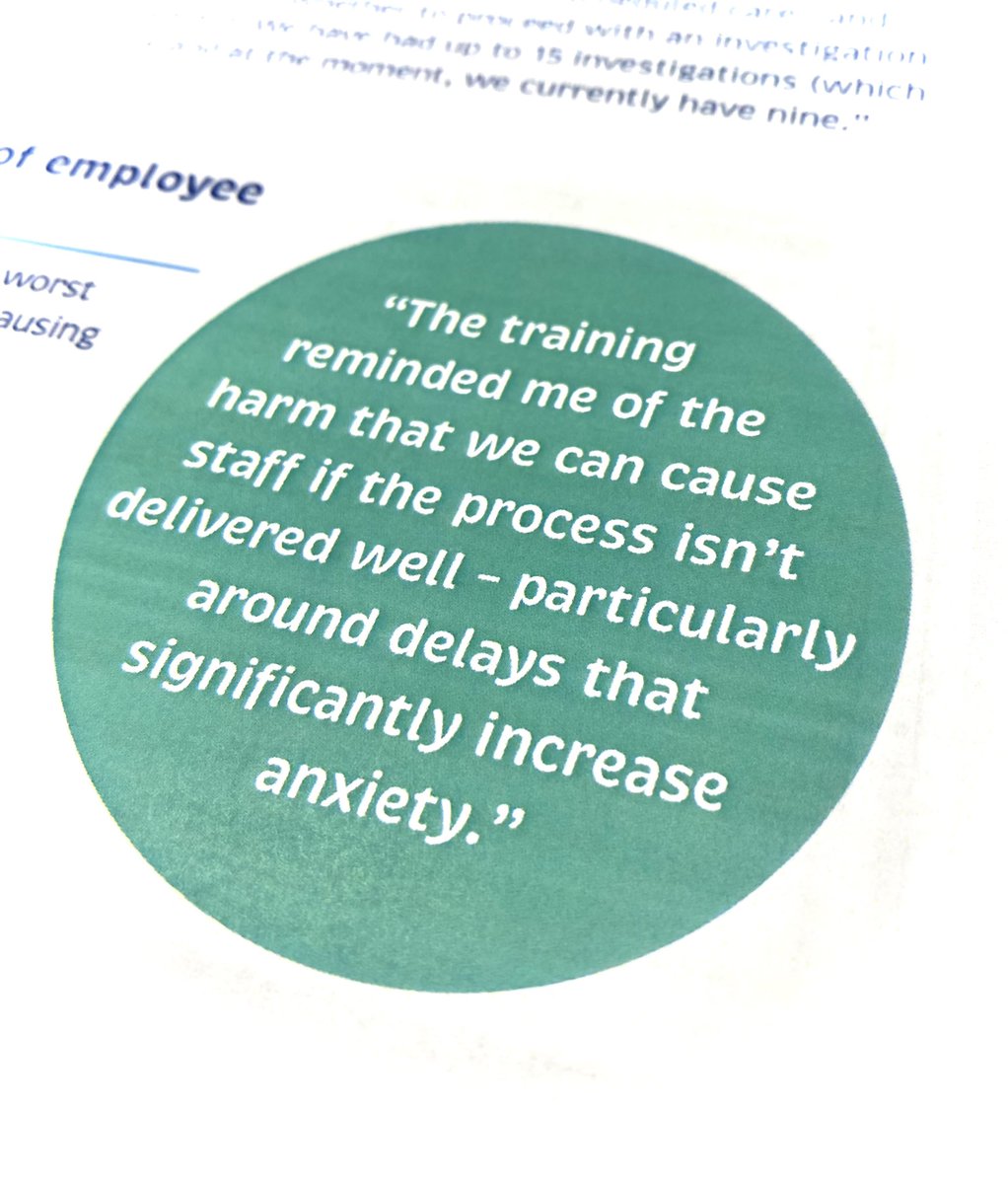 Mandy Hale, a divisional nurse explains how she changed her practice, following attending one of these employee investigation training sessions. #reducingharm