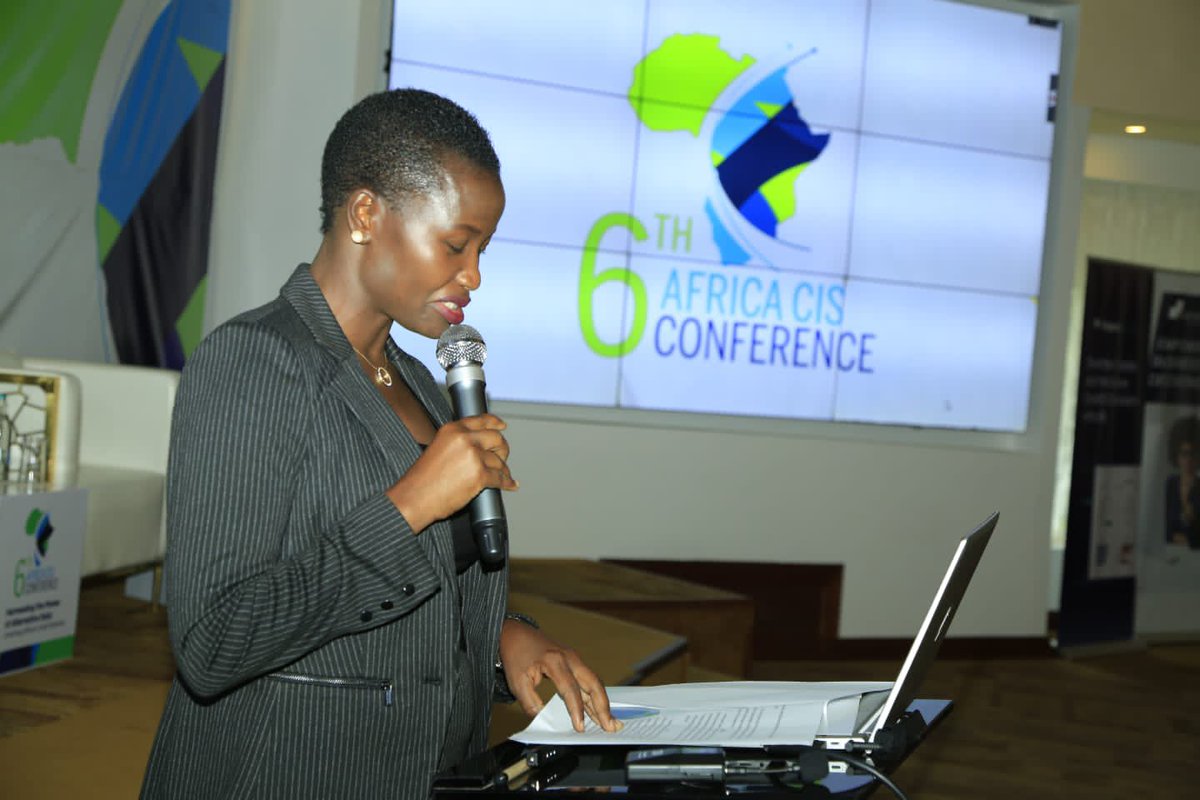 CISKenya's tweet photo. Susan Auma Mang'eni: Principal Secretary, Ministry of Co-operatives &amp; Micro, Small and Medium Enterprises ( MSMEs) makes her opening remarks and also talks about the #HustlerFund

#AfricaCISConference
#CISAfrica
#Credit
#Data https://t.co/pKURkHECSR