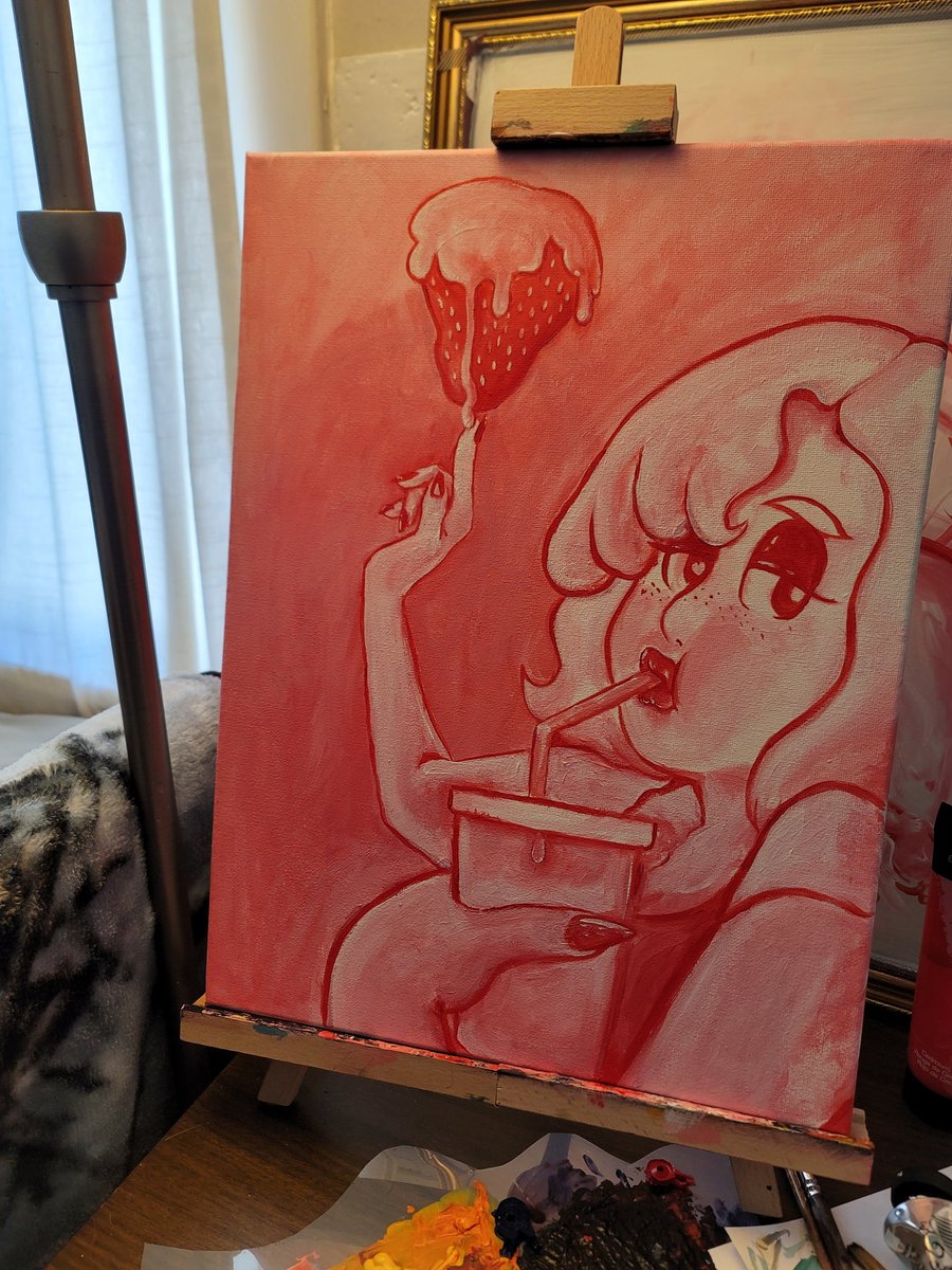 GACHAQUEST's tweet photo. Paintings! I'm an art dude, check-a-me-out. the_great_adventurer on instagrammer.

#painting #acrylicpainting #art #cozyartist #nitwfanart #nitw #anime #manga #skull #coolart https://t.co/0gJ5Wz5fsG