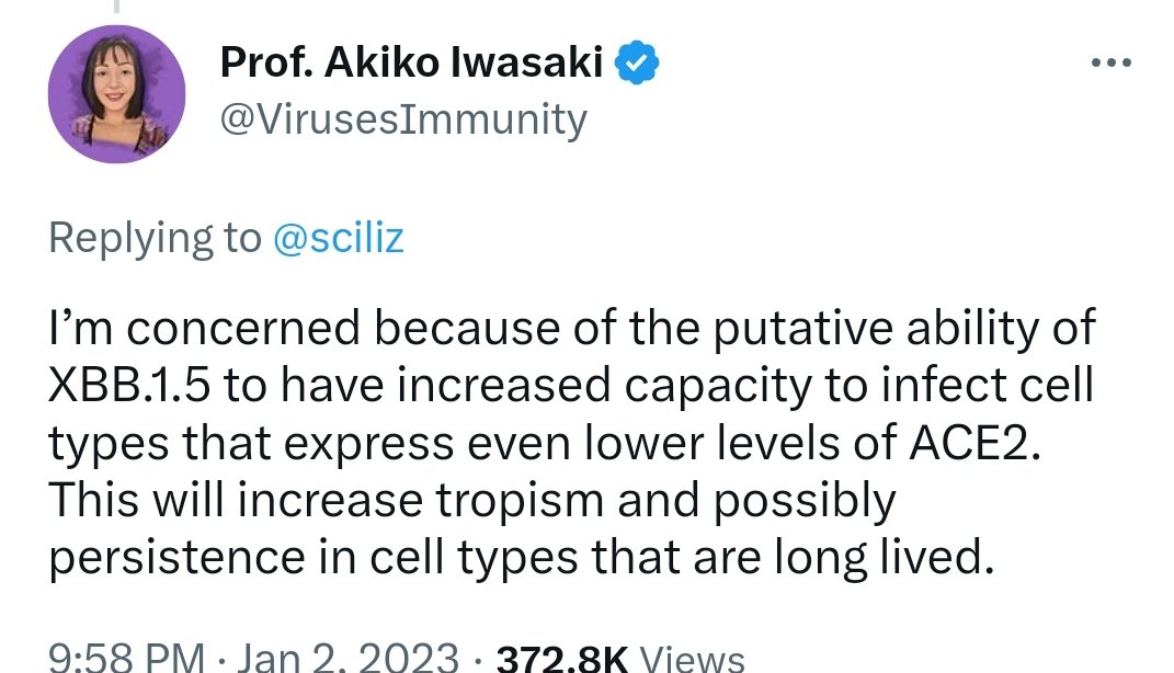 amused_as_hell's tweet image. Thanks for the info.

meanwhile COVID hospital cases are up 134% since the beginning of the month

With XBB.1.5 now the dominant variant.

And the NIH has just said COVID is quite a lot like HIV 👍

#ForUsAll
#HelloAgainWorld
#SchoolsAreSafe