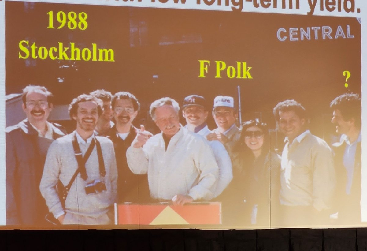 The Maestro, Dr. Alvaro Munoz, gives the first #IWHOD2023 address in which he recounts how longitudinal #HIV cohorts contributed to guidelines, prolonging life for those living with HIV. 

And he brought all the good pics from the past few decades!
