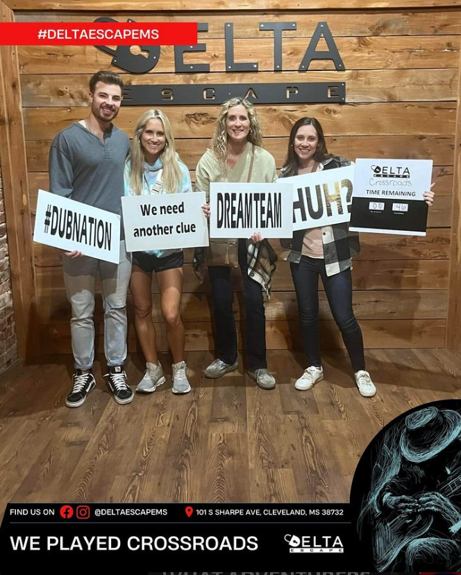 deltaescapems's tweet photo. Beware of the crossroads. That is where the devil makes his deals...
But that group valiantly took on the challenge without hesitation! They were able to escape with just seconds on the clock.

#visitclevelandms #visitmississippi #gamenightfun #travelattractions #escaperooms https://t.co/W2gtURaj5u