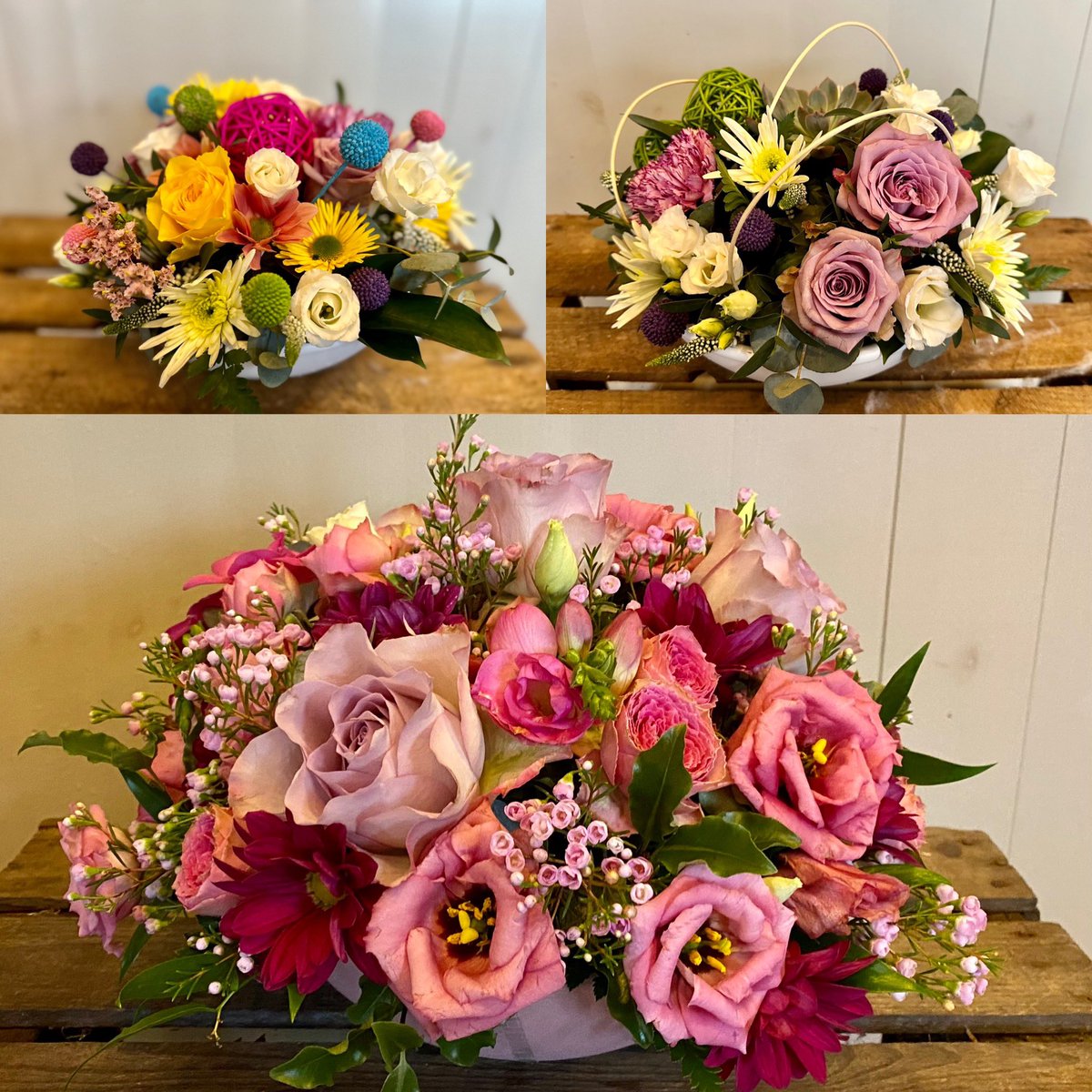 Lovely arrangements of flowers created in beautiful ceramic dishes, that can be kept and re used. 
We are happy to refill them for you, just pop in and tell us you’re preferences.

#reuse #repurpose #giftofflowers #flowerarrangement #ecofriendly #goodfloristguide