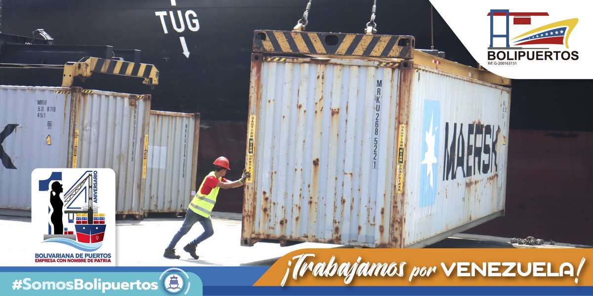 👷‍♂️🇻🇪👷🏻‍♀️ En Bolivariana de Puertos nos sentimos orgullosos de formar parte de la gran batalla histórica por la consolidación de la Patria Grande, y con mucho orgullo seguiremos trabajando por la prosperidad de toda Venezuela ☑️
#NiCorrupciónNiPrivatización