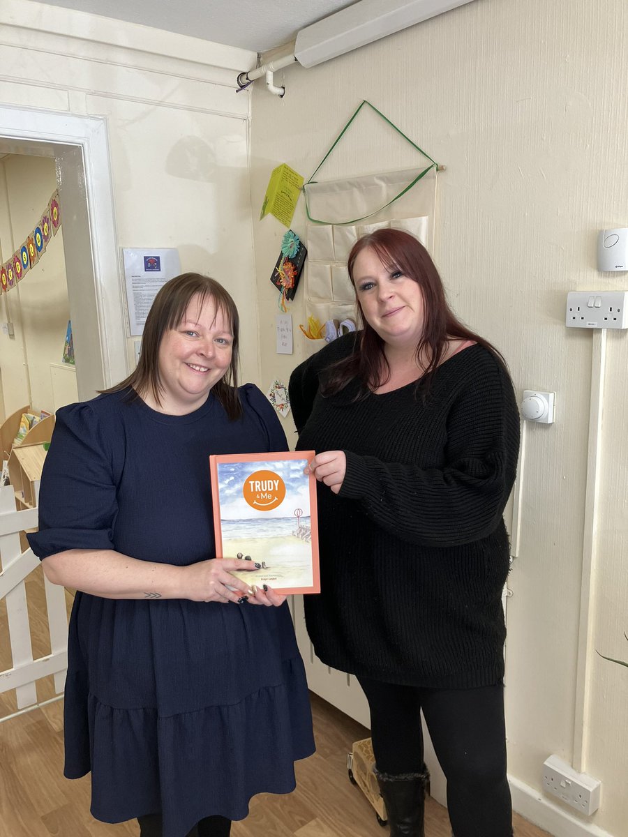 Musselburgh Private Nursery were delighted to receive a copy of the beautiful Trudy &amp; Me book to share with all the boys and girls. #takeastepforward #DownSyndromeAwareness <a href="/DSScotland/">Down's Syndrome Scotland</a>