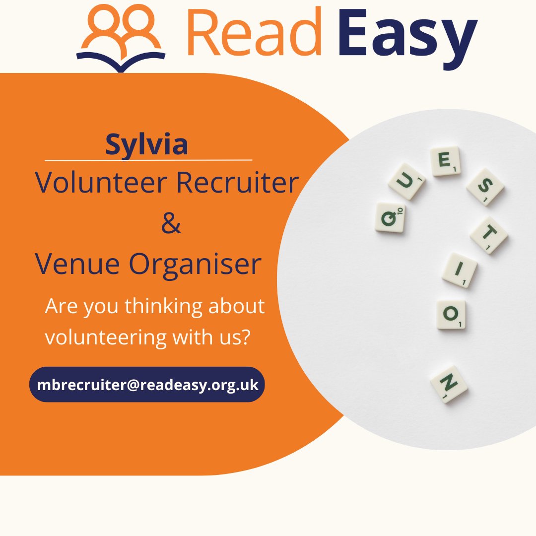 ReadEasyMB's tweet image. As a #ThankfulThursday, we want to say thank you to our amazing Volunteer Recruiter and Venues Organiser: Sylvia! 

Do you want to join us? Email her!
mbrecruiter@readeasy.org.uk

@ReadEasyUK 

#readeasymorecambebay #readeasyuk #Recruiting  #volunteer  #ThankYouThursday