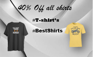 CustomTshritz's tweet photo. We currently have a 40% discount for anyone who shops from https://t.co/U8ewecbvSG!π#shop #shirt #custom.tshirtz #bestshirts #shoponline https://t.co/xg6MpBcpaD