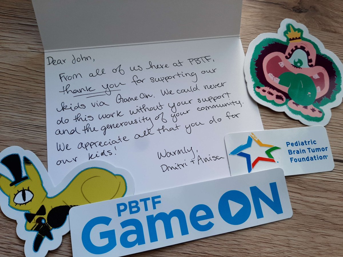 JohnScavenger's tweet photo. A big thank to @PBTFGameON for this lovely card! And of course a big thank you to my community for all the charitable donations we've had!
Without you, the great success we have had would not be possible. Much love! #PBTFGameOn #TeamB42 @OrDeadd https://t.co/dGaP98UwJ4