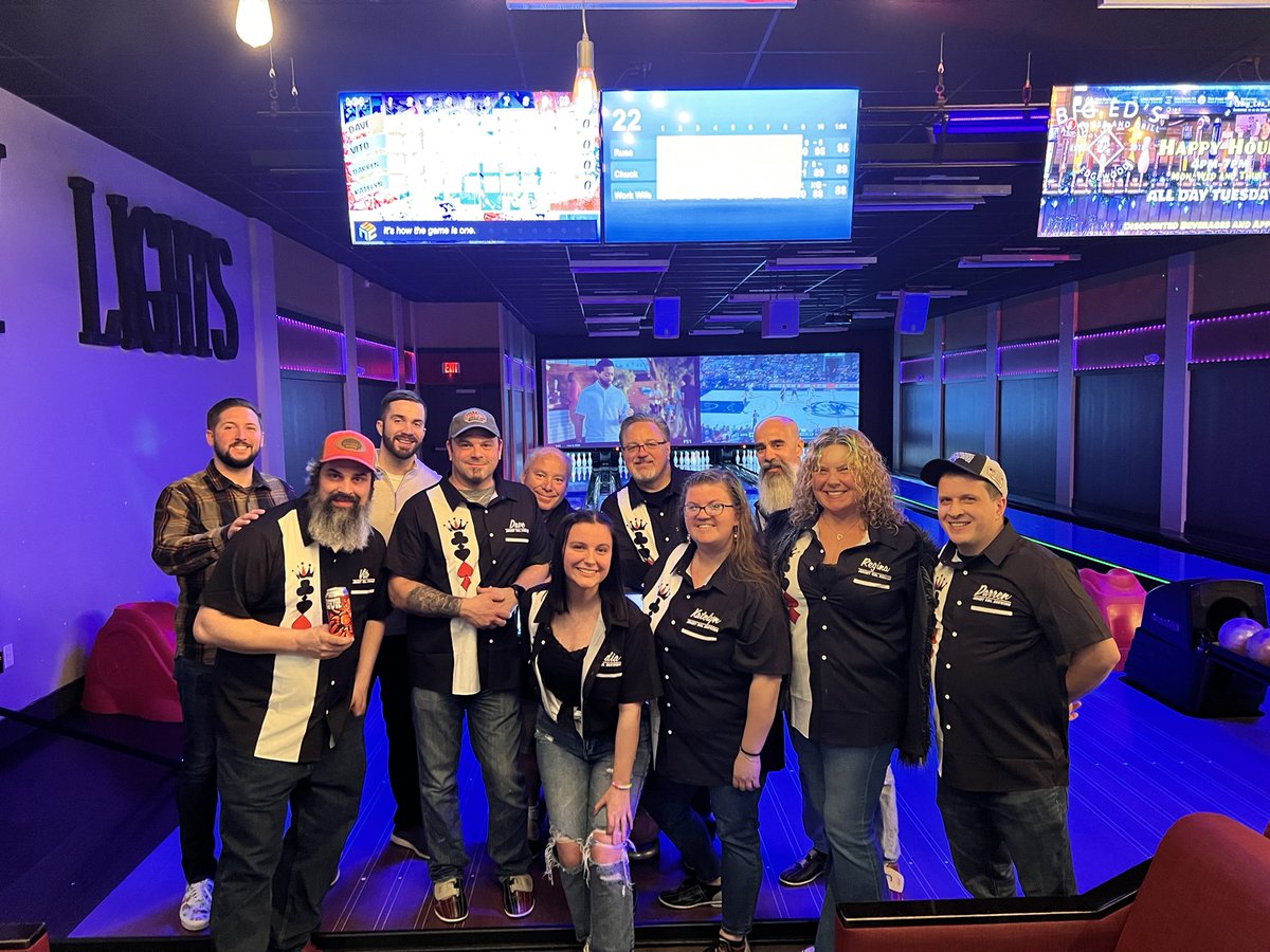 Had a great time out with the brewery team and some friends of the brewery at last nights tap takeover at Circle Lanes and Entertainment