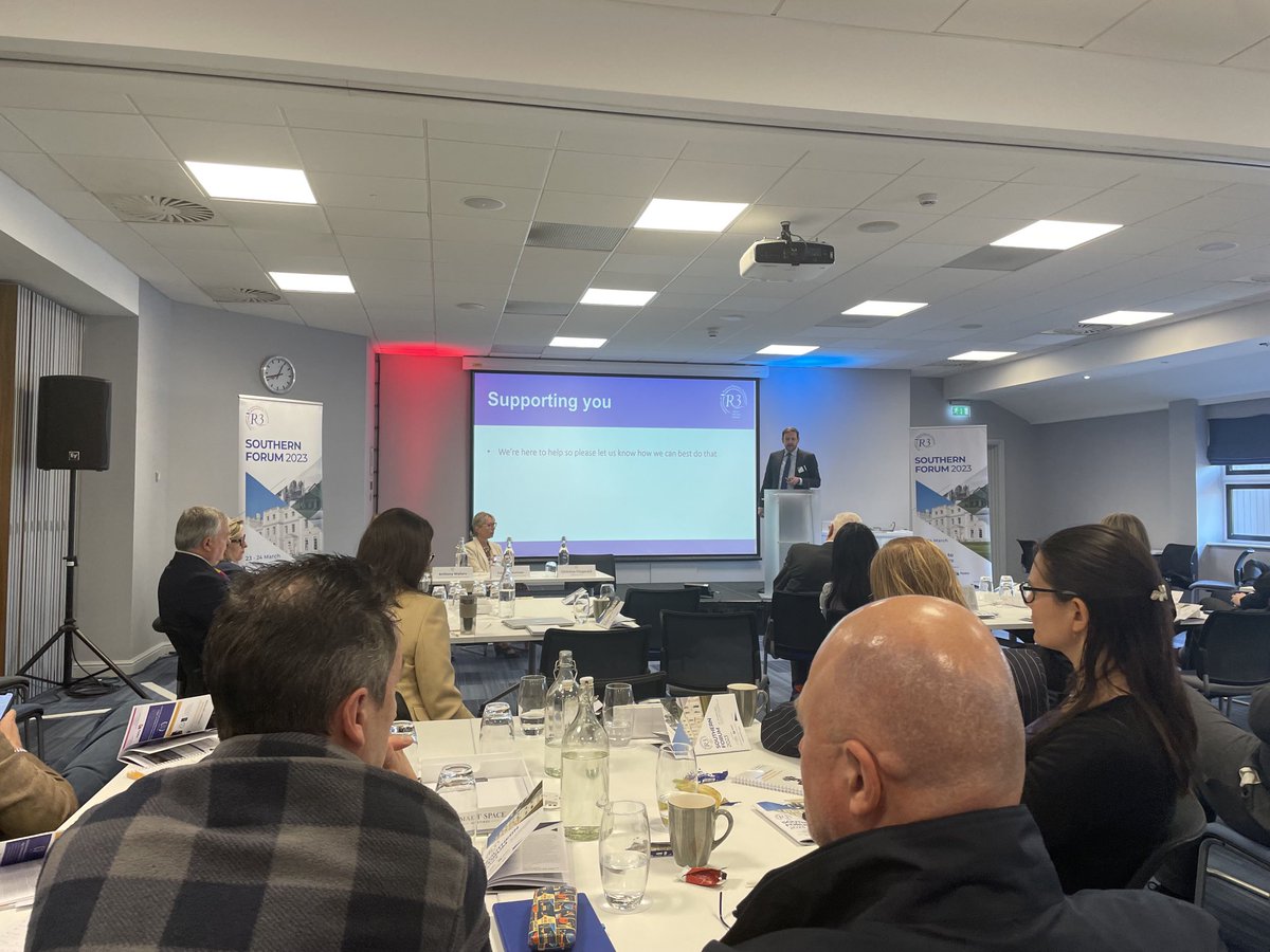 RICKJMUNRO's tweet image. Interesting morning session ⁦@R3Southern⁩ Forum near Reading.