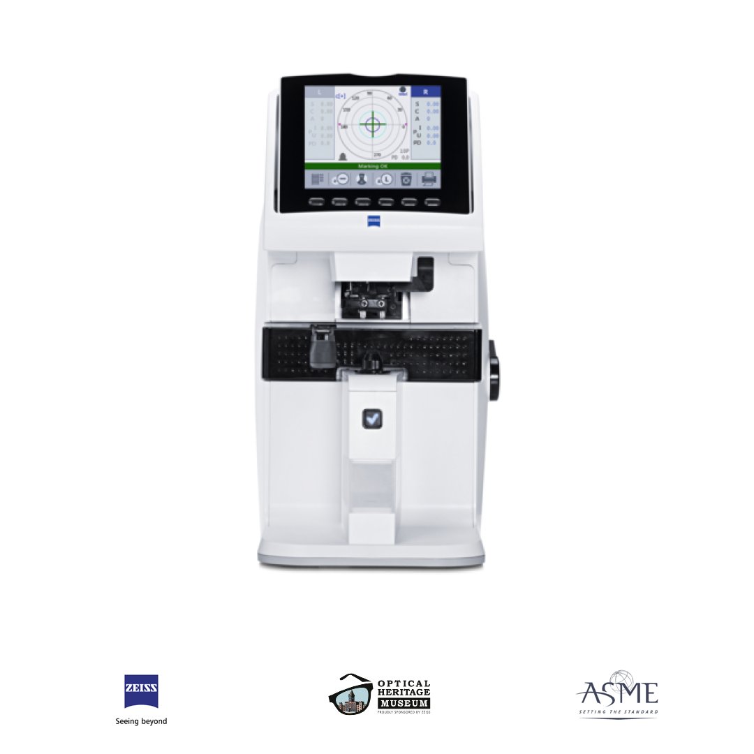 OHMuseum's tweet photo. The most advanced lensmeter available today, the ZEISS VISULENS 550 is built on the principals of the 1921 AO Lensometer. Incredible! @ASMEdotorg 

#landmarkceremony #AOLensometer #OHMASME23 https://t.co/GccXMJmnOR