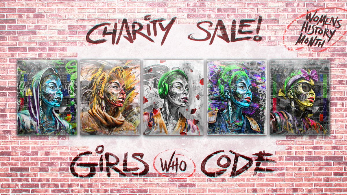 thecollecteve's tweet photo. On Monday we will start our Charity Sale. 

5 EVE's will be auctioned for @GirlsWhoCode with a starting price of 0.025 ETH. 
(Auctions run 5 days)

By doing this, we as an art community can contribute to their great cause. 

RT to raise awareness &amp; for a chance to win 1 EVE.

🫶 https://t.co/aI5yOP71Zq