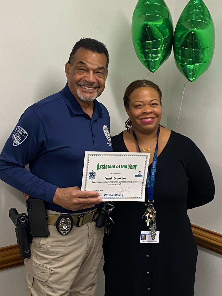 GR TA of the Year Mr Crumpton. Congratulations 🐎💚