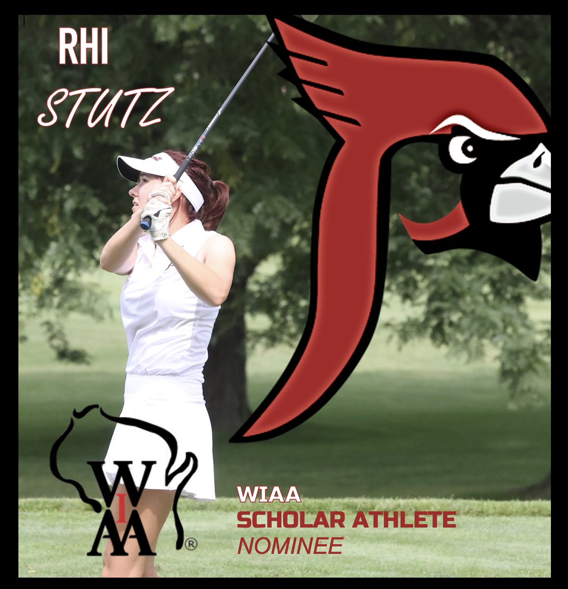 GolfPrescott's tweet photo. We are proud to announce that RHI STUTZ has been selected the WIAA Female Scholar Athlete nominee who will represent Prescott! Rhi carries a 3.93 GPA and was an integral part of our 3 straight state championships. Rhi was also a 4-year letter-winner for  the girls basketball team https://t.co/orVsm05ytF