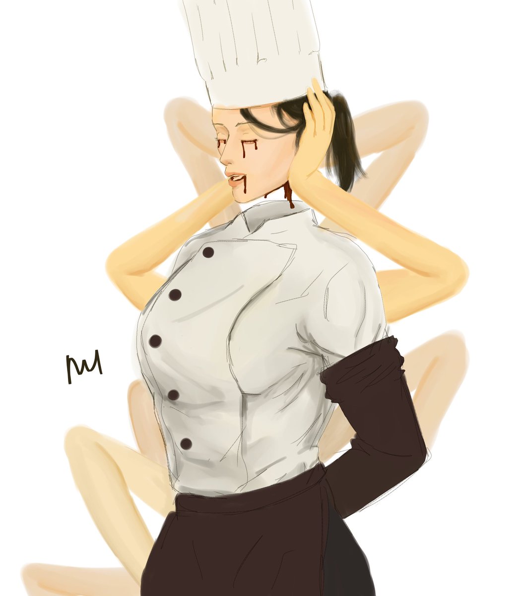 nanulomi's tweet image. i’ll be your chef tonight 
#fallingdevil #chainsawman