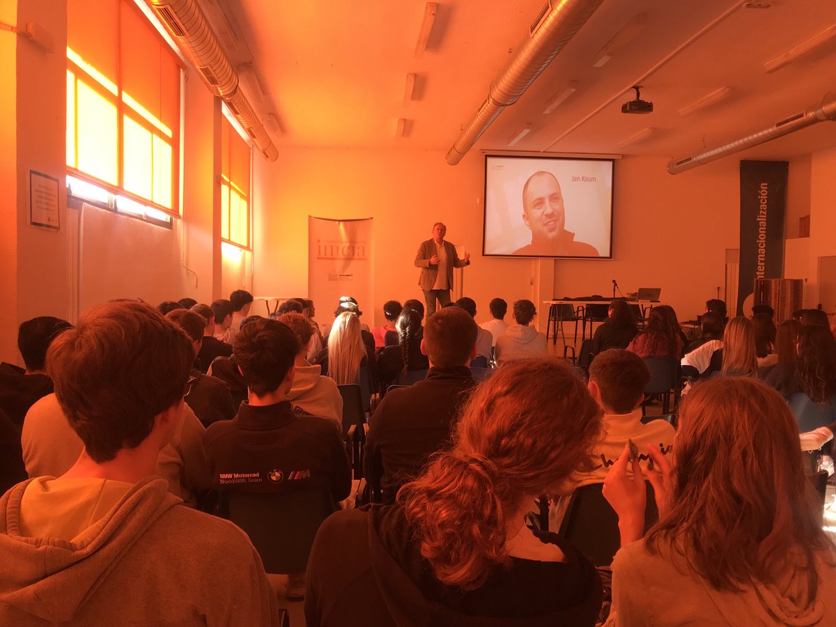 Programa Inicia (@frp_inicia) on Twitter photo Lo bueno de emprender es que eres tu propio jefe. Lo malo de emprender es que eres tu propio jefe. François Pérez con <a href="/frdelpino/">Fundación Rafael del Pino</a> en <a href="/ColegiosZola/">Colegios Zola Madrid</a> #INICIAVALORES Lo bueno de emprender es que eres tu propio jefe. Lo malo de emprender es que eres tu propio jefe. François Pérez con <a href="/frdelpino/">Fundación Rafael del Pino</a> en <a href="/ColegiosZola/">Colegios Zola Madrid</a> #INICIAVALORES