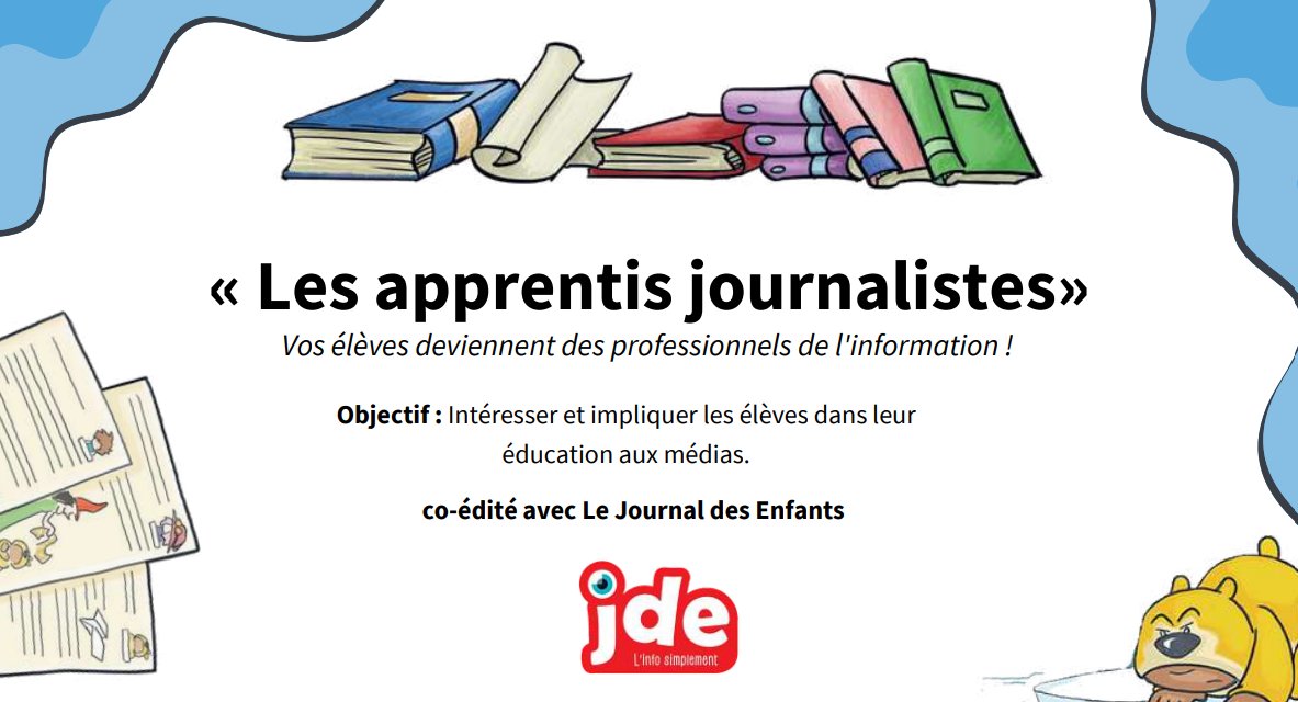 Découvrez Les Apprentis Journalistes avec le témoignage d'Anne-Violaine, enseignante en #CM1 ! ✏️ miniurl.be/r-4gv9

Une #histoire mêlant rédaction et réalisation d'un #journal, traque aux informations et protection de l'#environnement 🔍🌍
#SPME2023 #TeamPe
