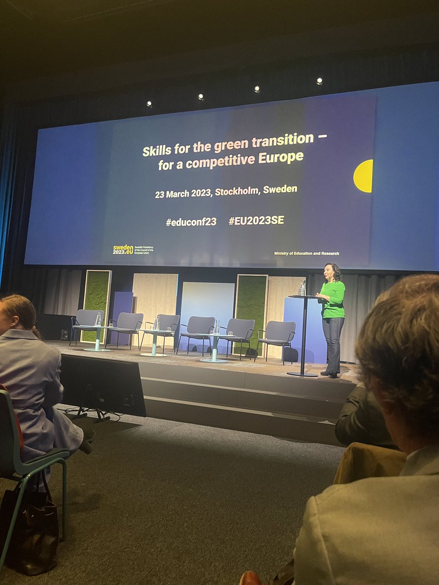 LLArgulander's tweet image. Skills for green transition in EU, what do we need to do? Education, employers, employees??
#educonf23 #EU2023SE