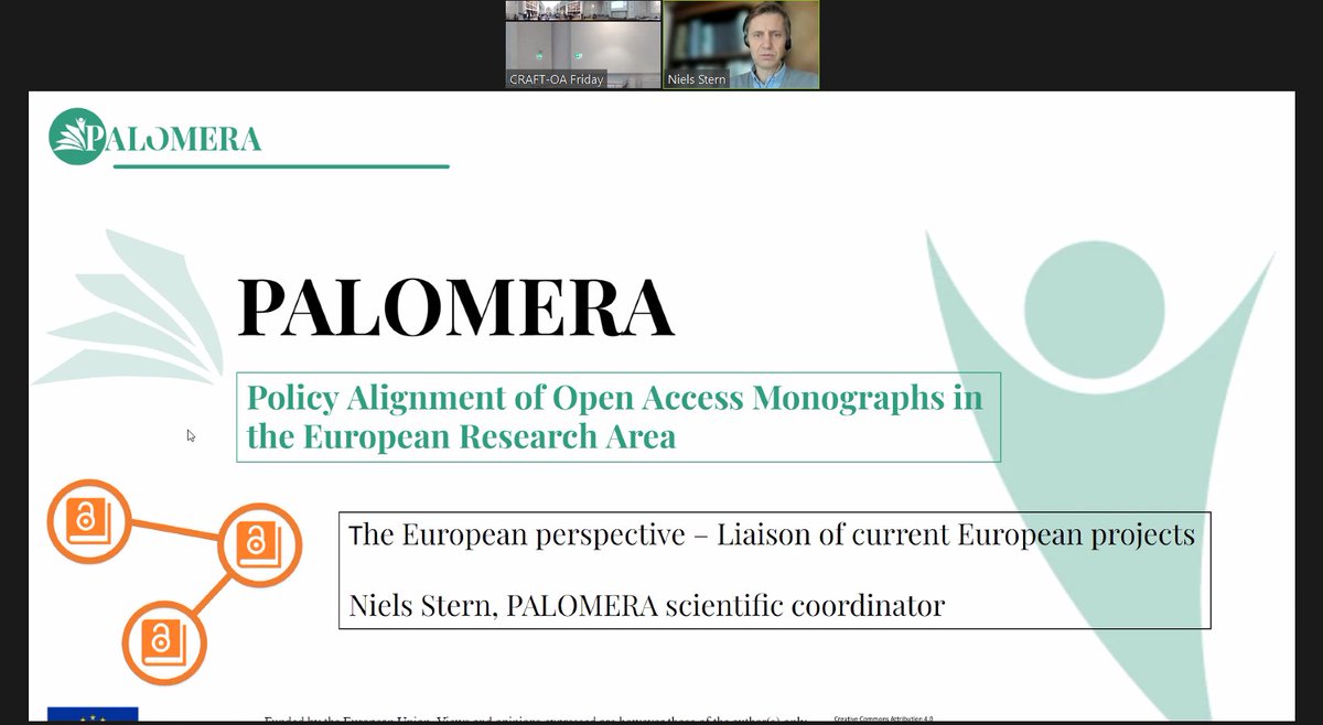 OPERAS Research Infrastructure - not posting on X (@operaseu) on Twitter photo 2nd talk of the day at the #craftoa kick-off: <a href="/nielsstern/">Niels Stern</a> is presenting the PALOMERA project that started in January of this year and aims to speed up the transition to #openaccess for books to further promote #openscience. 2nd talk of the day at the #craftoa kick-off: <a href="/nielsstern/">Niels Stern</a> is presenting the PALOMERA project that started in January of this year and aims to speed up the transition to #openaccess for books to further promote #openscience.