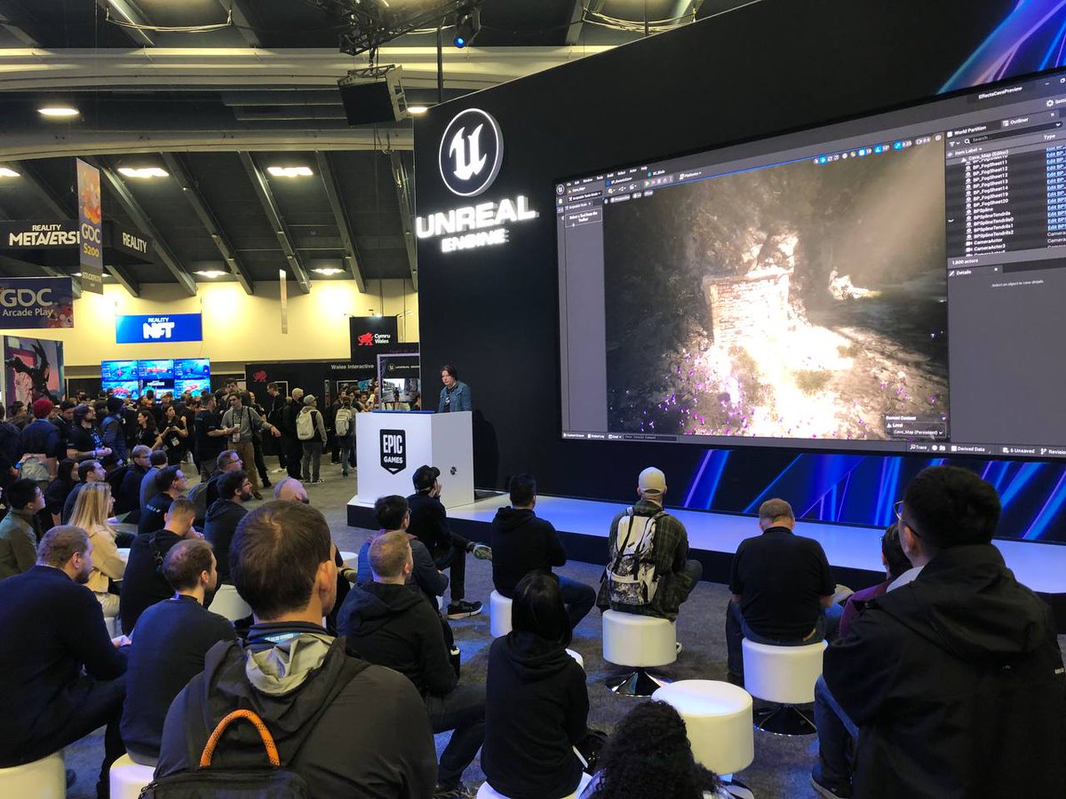 Ravenage_Games's tweet photo. A few moments at @Official_GDC!
We were glad to see friends from @godotengine, @UnrealEngine, and @playstation!
#GDC2023 #GDC23 #Ravenage #GodotEngine #UnrealEngine #PlayStation https://t.co/VIF2ZqLwuC