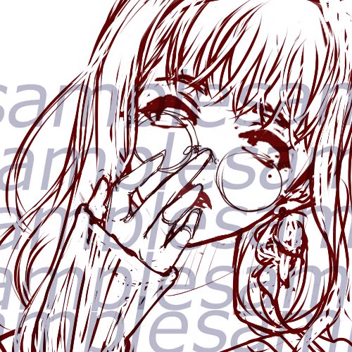 たれ目が好き#ラフ画 