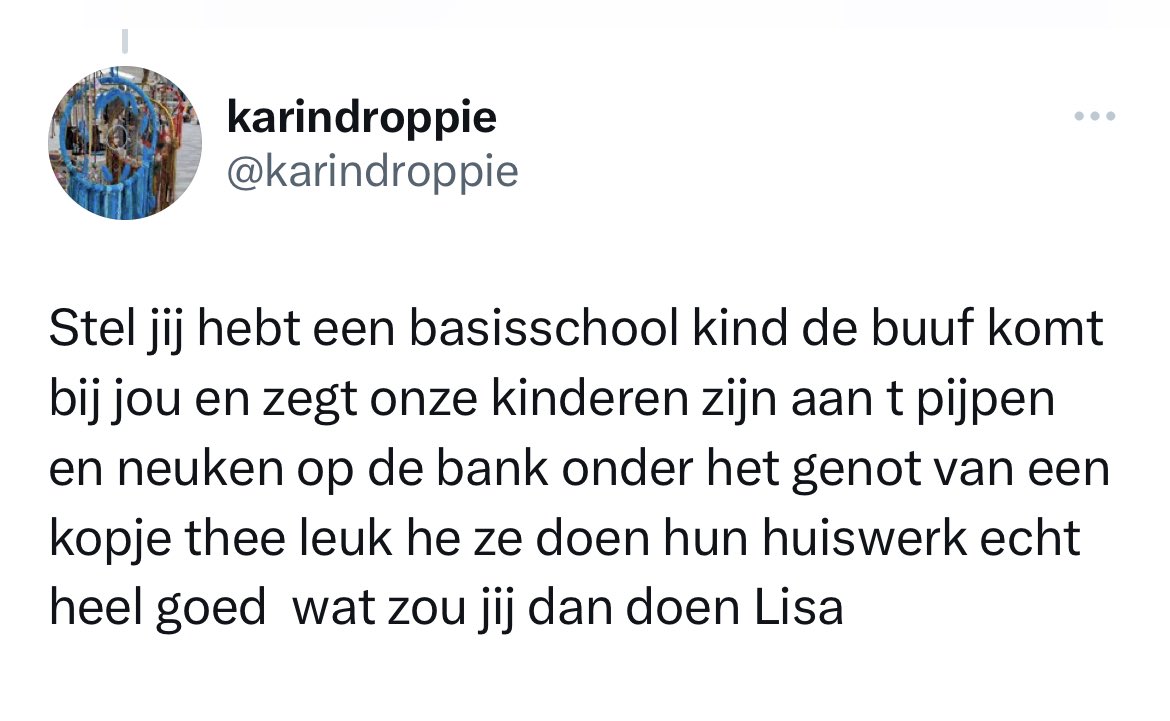De ironie. 

Dit soort accounts laten precies zien waarom lesprogramma’s als #lentekriebels nodig zijn.