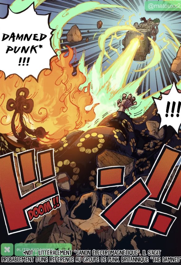 EllBoonitoo's tweet photo. Big mom qui a résisté à l’attaque de Kidd à bout portant alors qu’il allait annihiler la flotte de Shanks #ONEPIECE1079 https://t.co/fngfrdmMZL