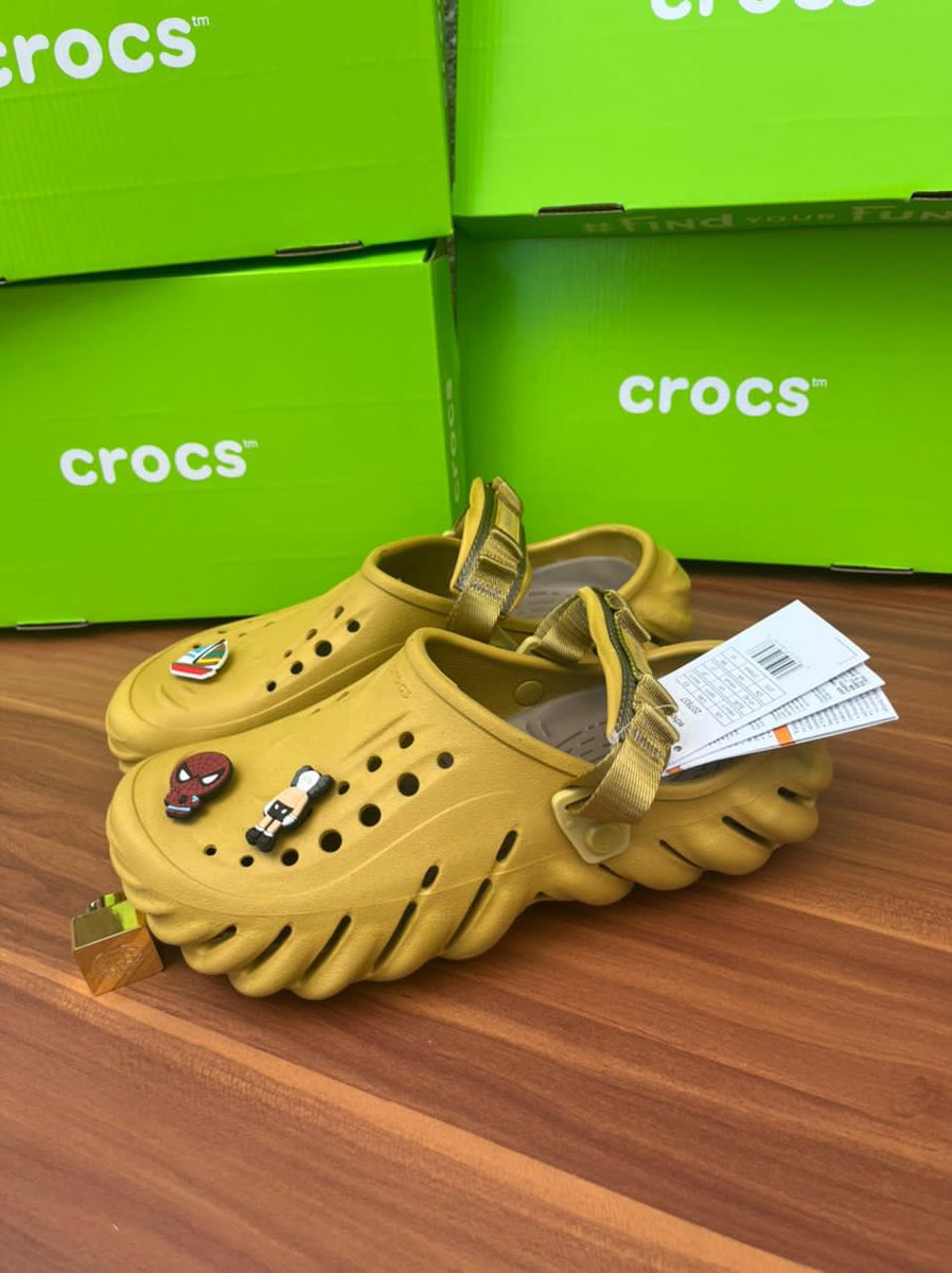 QwesiHamz's tweet photo. Crocs available in sizes 40-45 450gh
Dm or WhatsApp 0204588924 if interested with delivery nationwide at a fee.

Osebo l #daterush l #earthquake l Afena Gyan l Sack Potterl Electoral Commission l https://t.co/aIEnUvBQsa