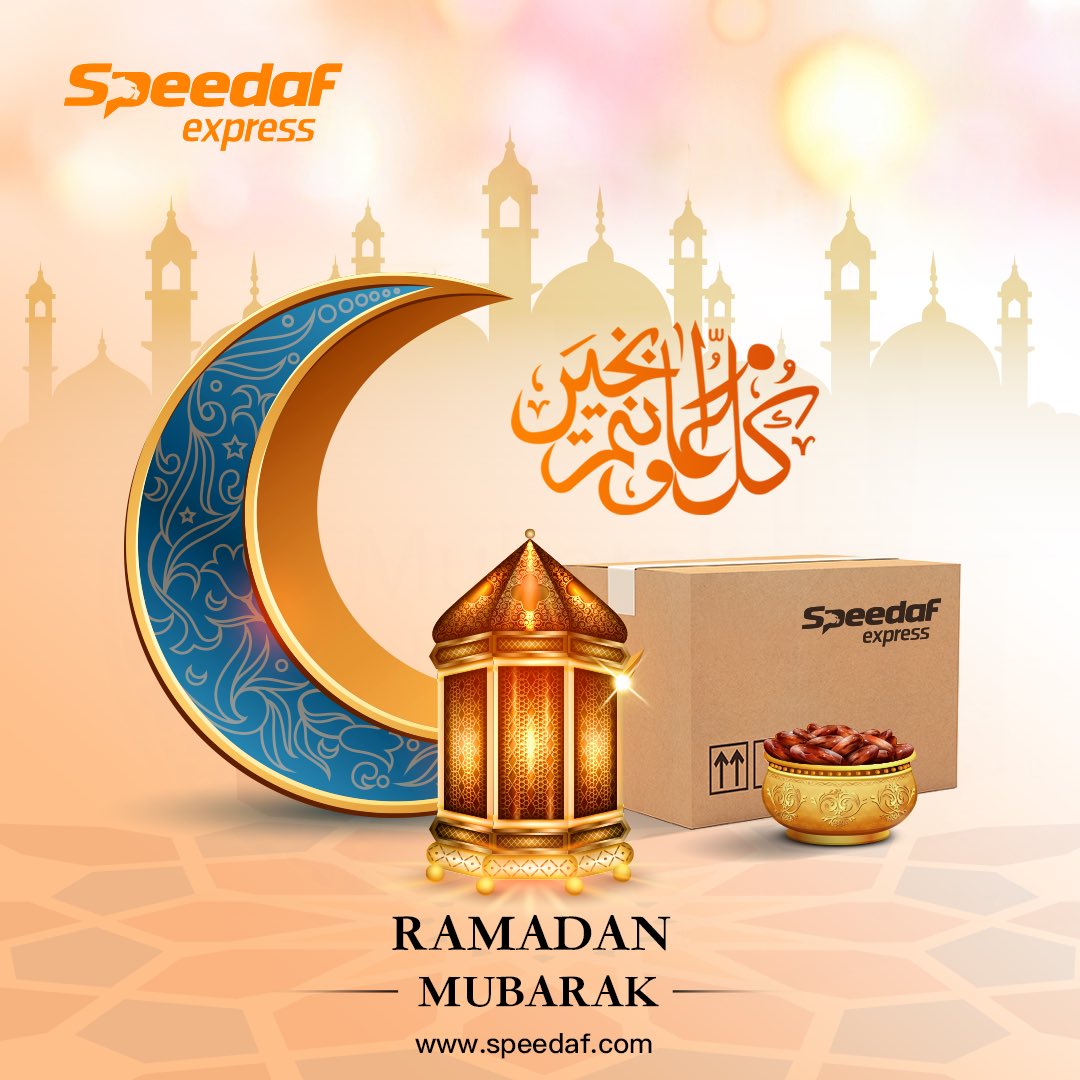 Officialspeedaf's tweet photo. Bismillah! Ramadan Mubarak to all who are observing this holy month.
May this time of fasting and reflection bring you peace, blessings, and renewed strength. 🌙✨
#speedafexpress #speedafapp #logisticsservices #Ramadan2023 #BlessedMonth #FastingAndReflection https://t.co/8UzM6XNQMs