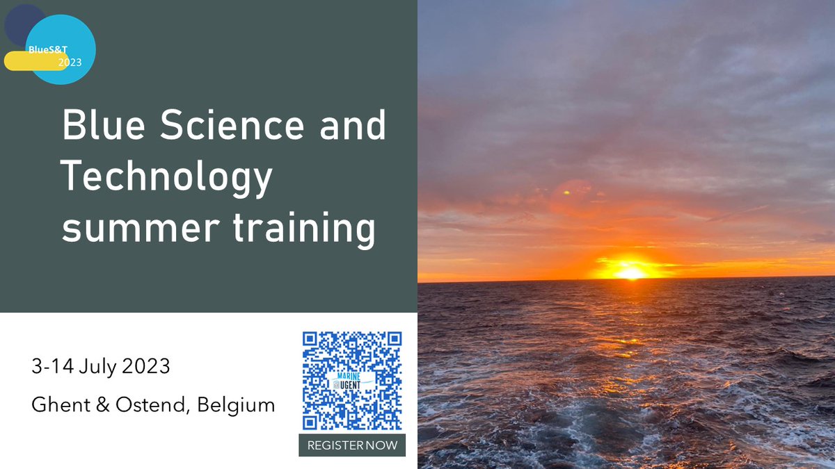 MarineAtUGent's tweet photo. Blue Science & Technology Summer Training!!
⏺️Register today: https://t.co/jZDKM8vydc
🏄♂️Open to multiple backgrounds
🗓️ 3- 14 July
📍Ghent & Ostend, Belgium
Read more: https://t.co/NpfvpCEkyv
#blueST23 #blueeconomy #blueresources #academicexpertise #SummerSchool
@kuleuvenADS https://t.co/3wldSd6Fu3