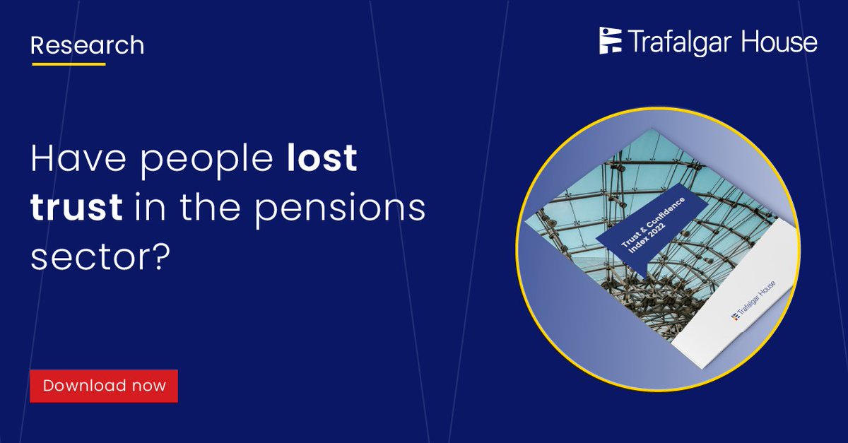 TrafalgarAdmin's tweet image. We've asked people what they think of the pensions sector, how confident they are in their retirement decisions and how their retirement plans have been impacted by the cost of living crisis.

Download our free report now.

#trustandconfidence #pensions

trafalgarhouse.co.uk/resources/repo…