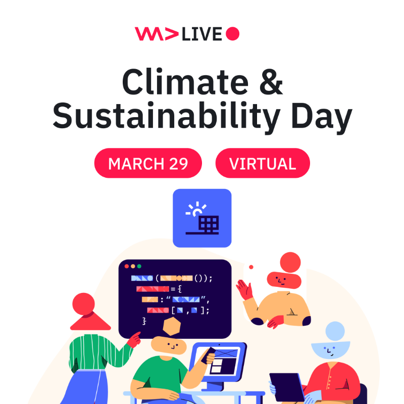 WeAreDevs's tweet photo. Hey devs, join us on March 29th for our free virtual event on green coding! 🌱💻

Learn how to optimize your AI/ML workloads &amp; discover the latest trends in IoT for sustainability. Don't miss out on this opportunity to connect with fellow devs &amp; make a difference for the planet.