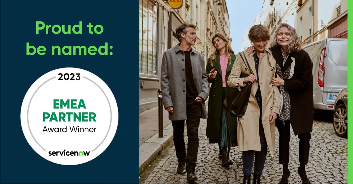 We’re delighted to be honoured as the IT Workflow Partner in the <a href="/ServiceNow/">ServiceNow</a> Partner Awards 2023, being recognized for delivering outstanding value to ServiceNow and its customers. ➡️ Find out more about our ServiceNow partnership: dxc.to/3LFnwRA