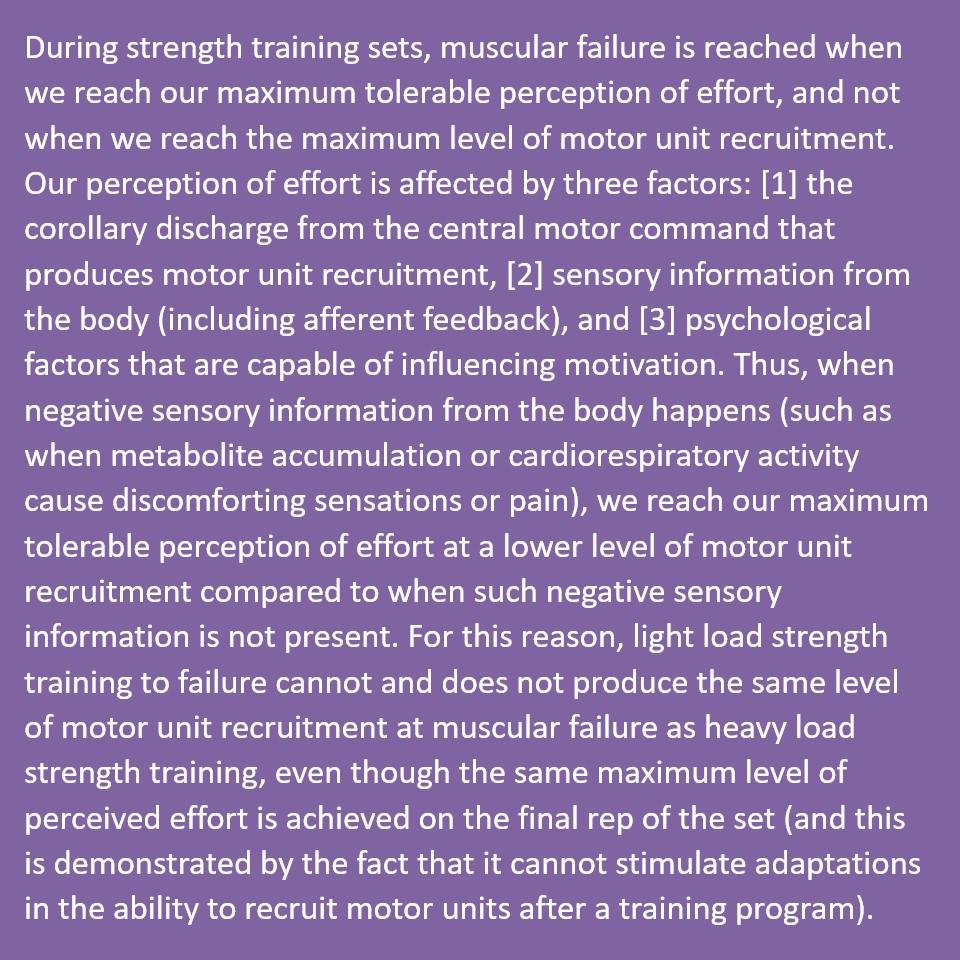 Fitness industry commentators often claim that motor unit recruitment is maximal at the end of a set of light loads to failure. Here is why that is absolutely not true. patreon.com/SandCResearch
