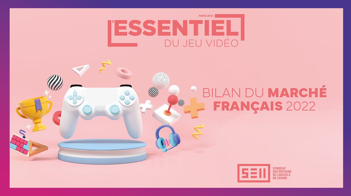 SELL_JeuxVideo's tweet photo. 📢 Le bilan 2022 du marché du #jeuvidéo est disponible ! 
L’engouement des Français pour le jeu vidéo se traduit par une demande forte et de très belles performances sur les ventes de software (notamment jeux PC &amp; nouveautés console). 

Plus d’infos sur les tendances du marché ⤵ https://t.co/e1K4TfGPYu