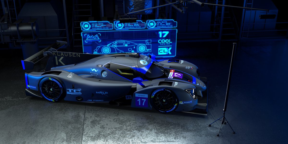 New <a href="/EuropeanLMS/">European Le Mans Series</a> season, new livery ⚫️🔵⚪️ #StraightToThePoint #COOLRacing #CLXMotorsport