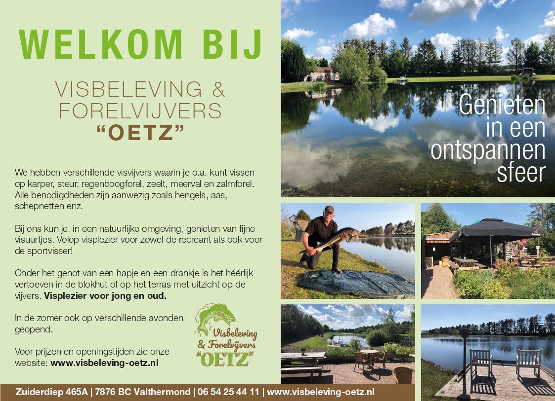 #steurvissen #forelvissen #karpervissen #visvijver #drenthe #groningen