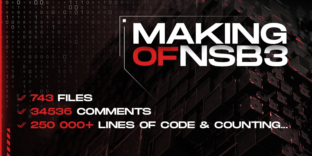 As we near the official launch, we're sharing some fun details. Here's some of the hot numbers that piled up to make NSB3🔥
743 files
34536 comments
250 000+ lines of code and counting...

All to give you the botting experience you deserve!
RT for a chance to test it out💪