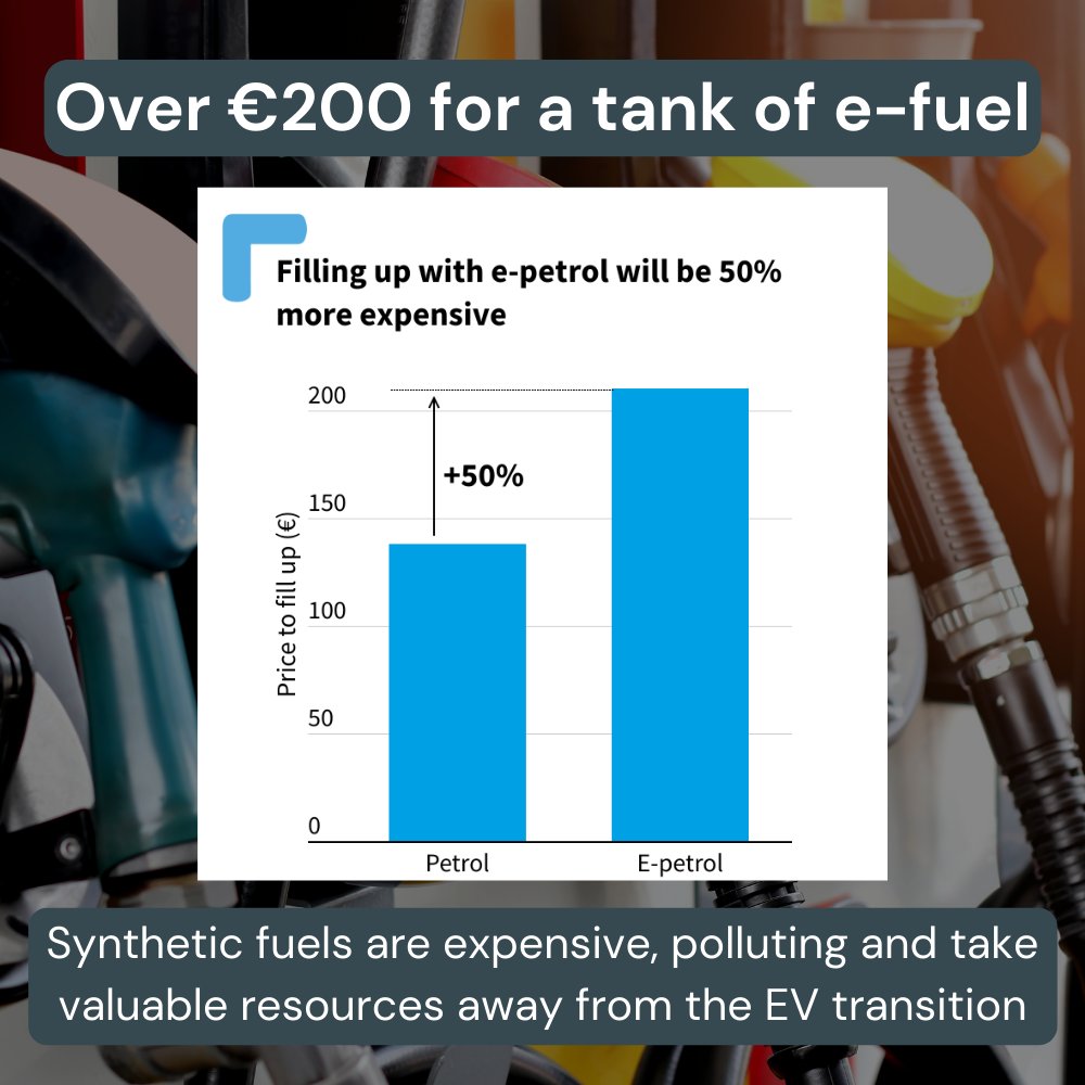 transenv's tweet photo. NEW: Germany’s push to save the combustion engine could cost drivers over €200 to fill up a car.

Olaf Scholz’s support for e-fuel will hit motorists in the pocket while driving up emissions, oil consumption and air pollution.
🧵 https://t.co/gaB5M1hpmw