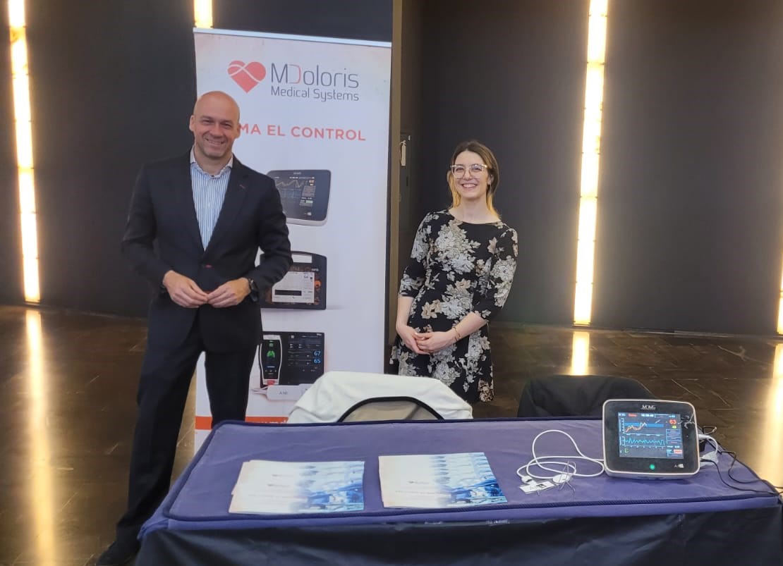 MdolorisMedical's tweet photo. We are participating in the GERM (Spanish Multimodal Rehabilitation Group) conference held in Zaragoza, Spain. One of the remarkable technologies being exhibited in the event is the ANI  technology, which offers significant benefits to the recovery process of post-op patients. https://t.co/6nKO21NVkd