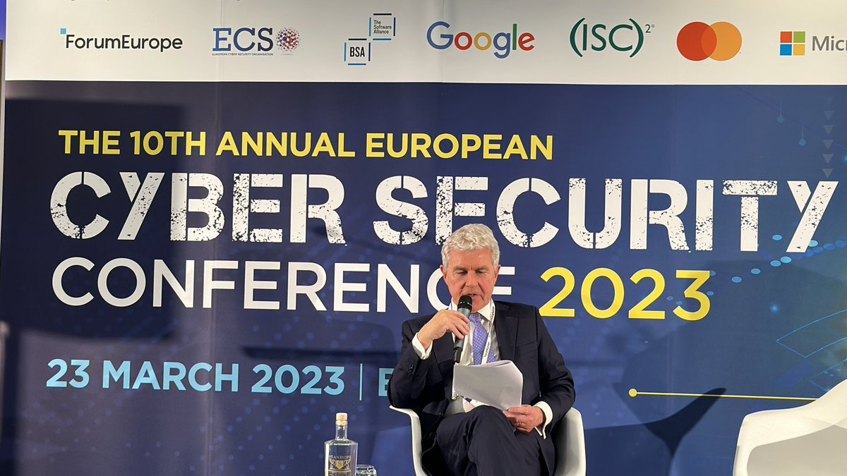 @ForumEurope #EUCyberSec @MargSchinas, Vice President, Promoting our European Way of Life, European Commission’s main message: “EU needs more cyber talented people. More EU cyber hubs need to be promoted”. Collaboration with outside EU entities is highly recommended.