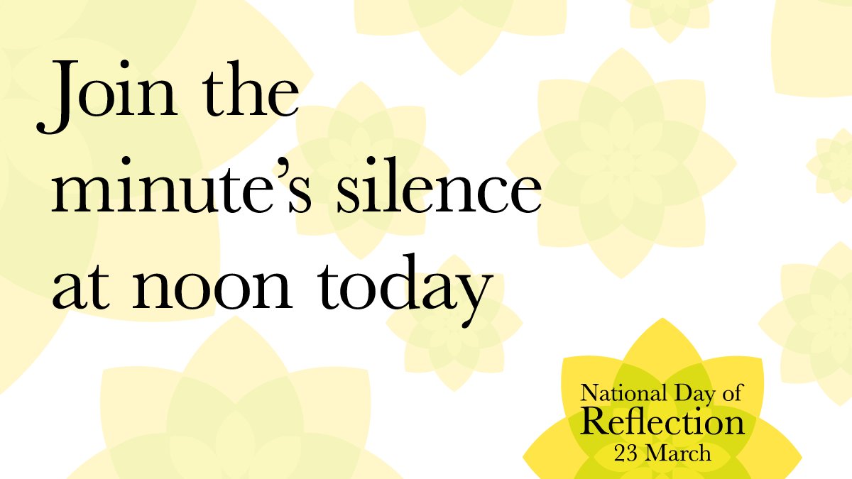 Today it's the third National #DayOfReflection, a day dedicated to remembering loved ones who have died and connecting with others who are experiencing grief.

Take a moment with us at 12 to reflect, remember, and be there for those who may need it 💛