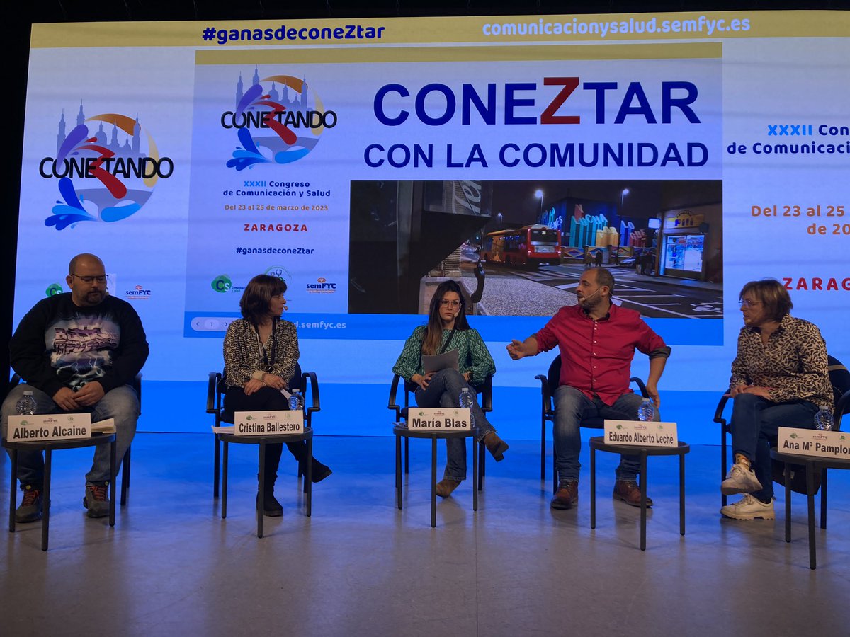 semfyc's tweet photo. 📢 Arrancamos el Congreso de Comunicación y Salud en Zaragoza con numerosos talleres y la mesa “Coneztar con la comunidad”

#CyS2023
#MFyC https://t.co/OQ15pSyVSy
