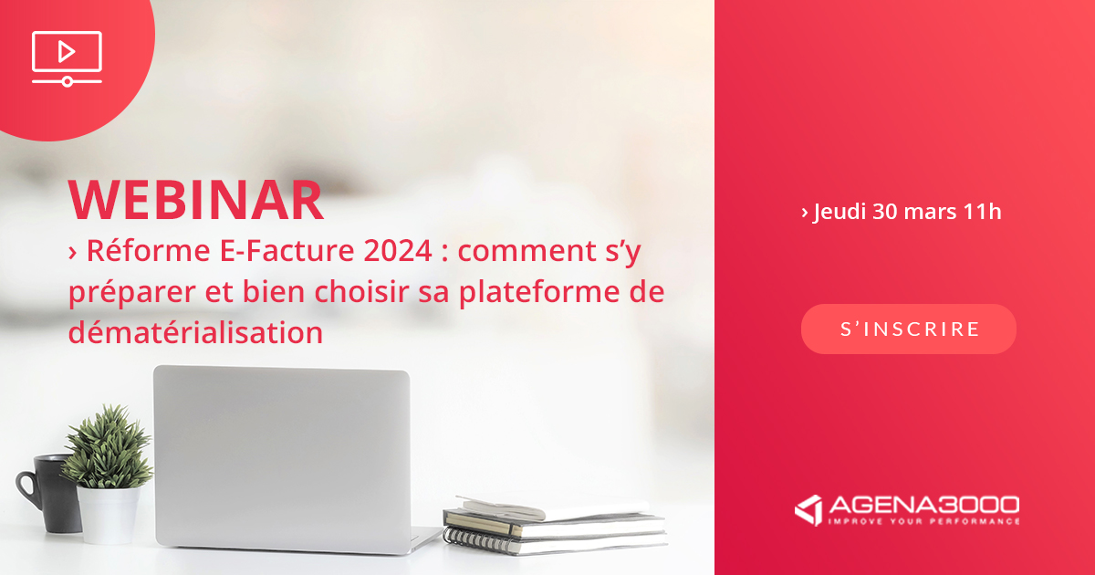 agena3000's tweet photo. [#Webinar] Dernière session disponible ! Réforme E-Facture 2024 : comment s’y préparer et bien choisir sa plateforme de dématérialisation. Inscription ➡️ https://t.co/ocyJmObvup

📅 Jeudi 30 mars à 11h (CET)

Webinar animé par Thibaud Clement https://t.co/JJundonlPX