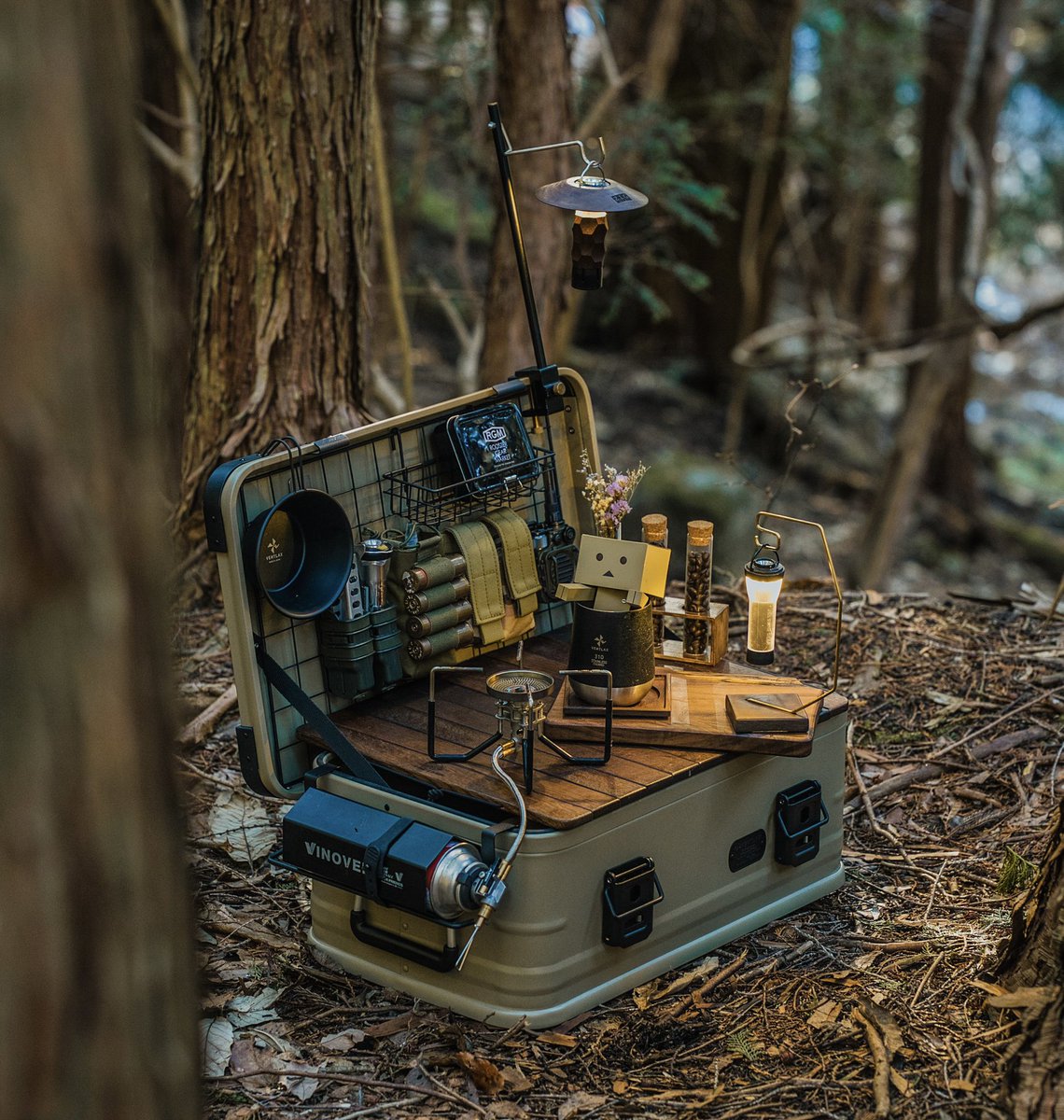 お肉キャンパー ZG-X2 C3 (焚火台＋ゴトク＋サイドテーブル） | ZULU