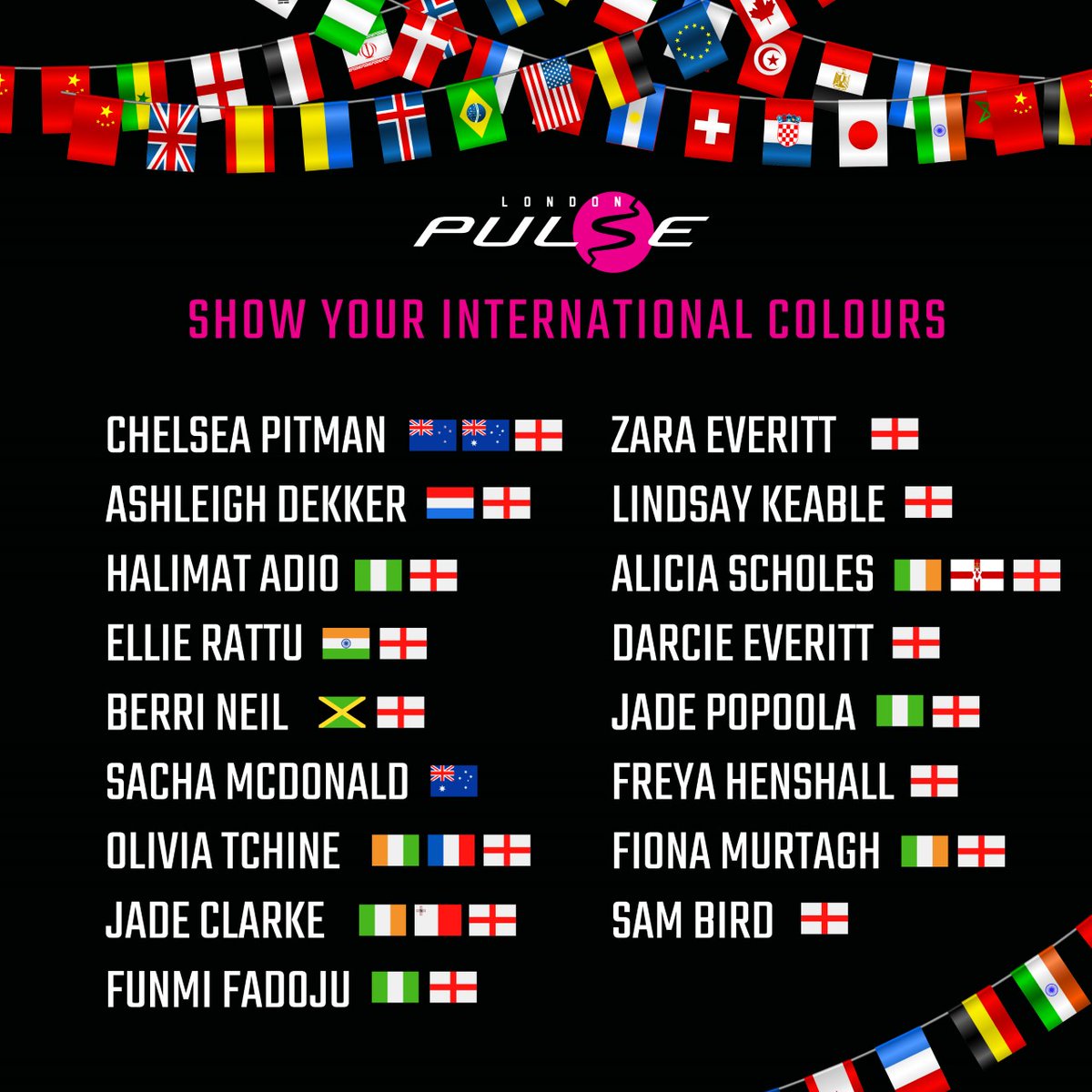 London Pulse Netball tweet media