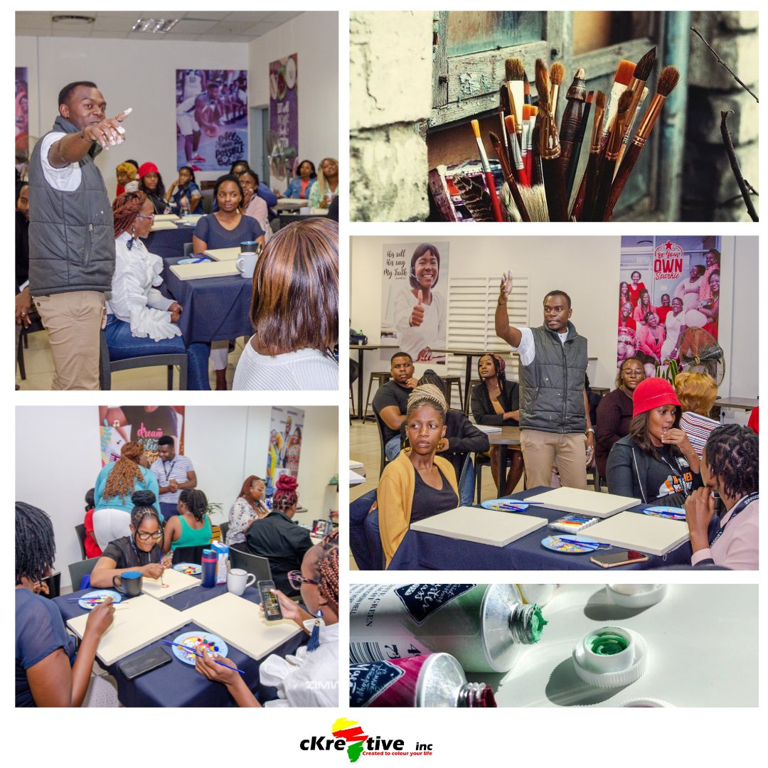 Art is an essential life skill vital in the mental well being of an individual - take time out to let the inner person you are come out and express who you are.
S/O : <a href="/zimworx/">ZimWorX</a>  for engaging in an Art Therapy session by Ckreative inc <a href="/joshchapsk/">joshchapsk</a>
#artforchange #artspace #artinwork